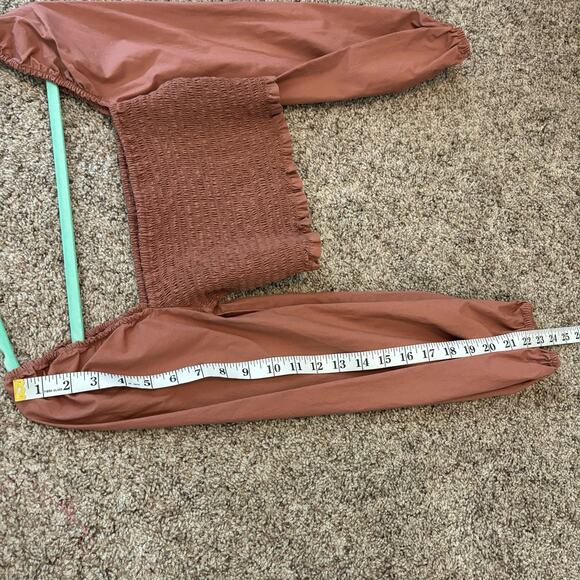 Aritzia Wilfred Inaya Top Pink Sz M Beachy Resort Vacation - Picture 6 of 8